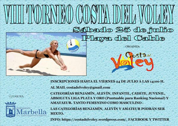 VIII Torneo de Voley Playa Marbella 2015